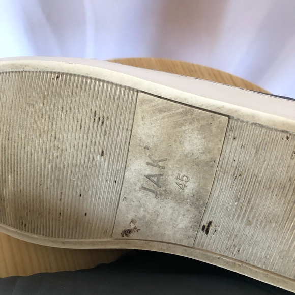 Jak’ gray leather sneakers size 11.5 - Picture 7 of 7